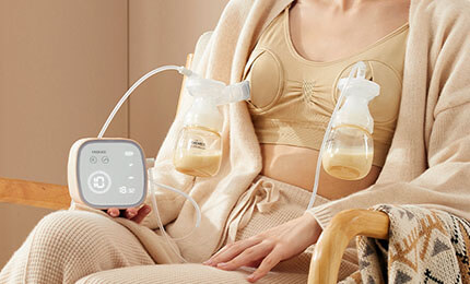 Yoice hands free double electric breast pump