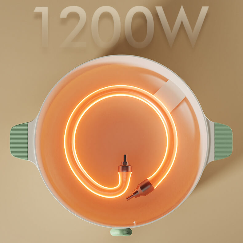 1200W electric skillet