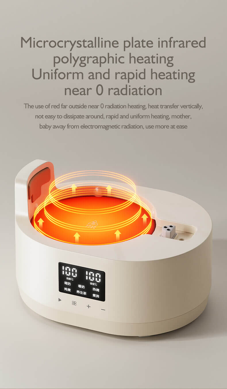 Microcrystalline plate infraredpolygraphic heating