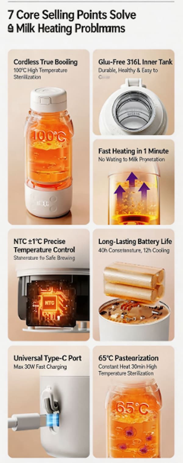 Portable Milk Thermostate